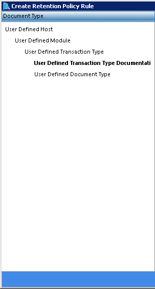 selectdocumenttypeforretention
