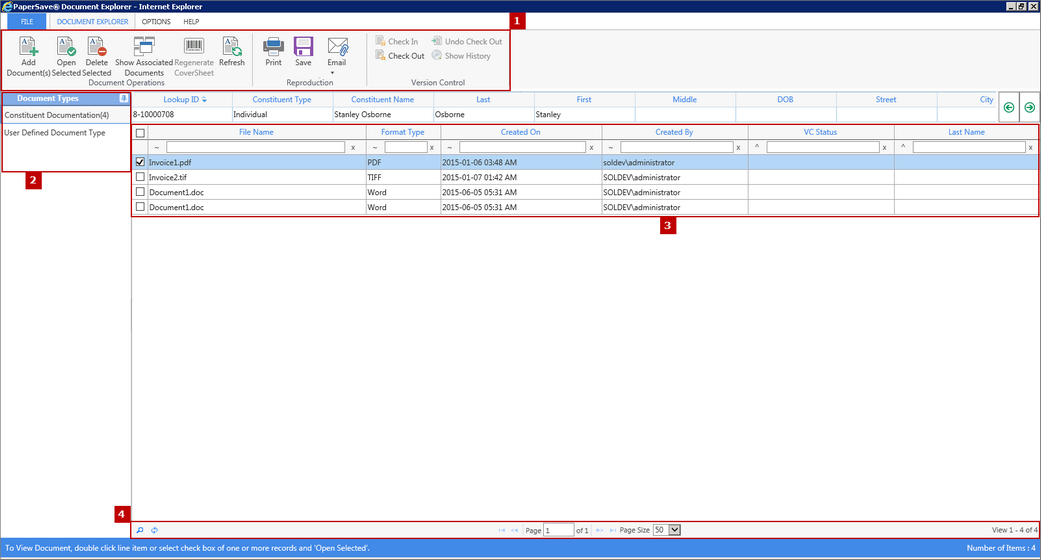 Document Explorer User Guide for PaperSave for Blackbaud's The Financial Edge > PaperSave ...