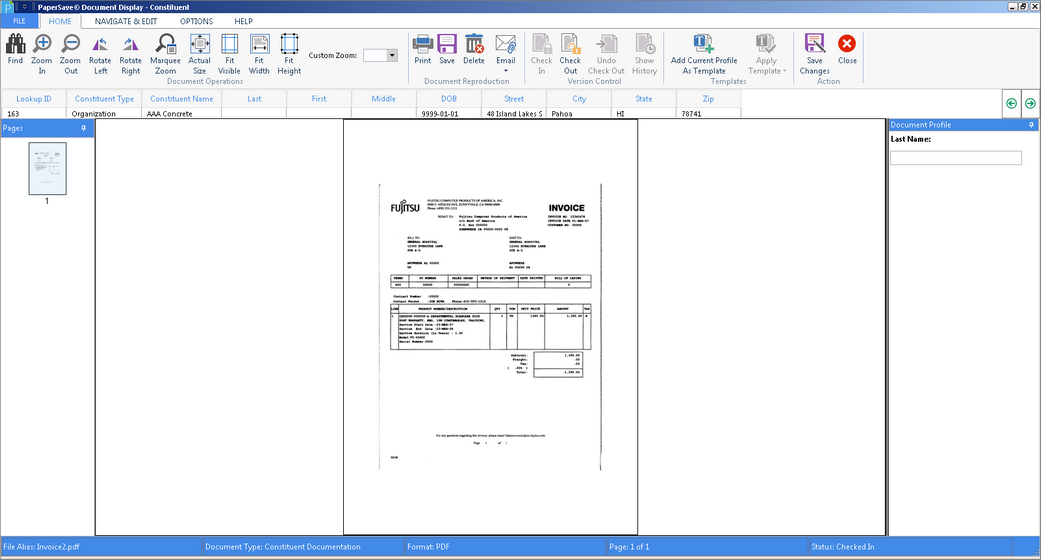 document display window.zoom65