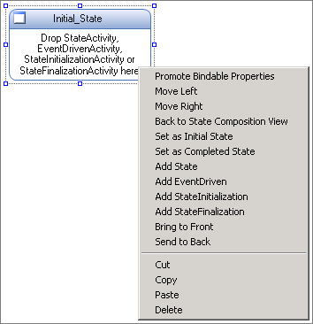 set as initial state