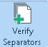 verify separator selected