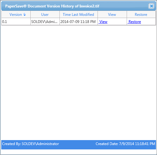 Version History-web