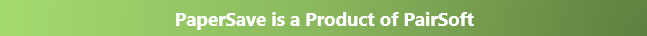 PaperSave is a Product of PairSoft
