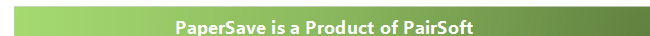 PaperSave is a Product of PairSoft