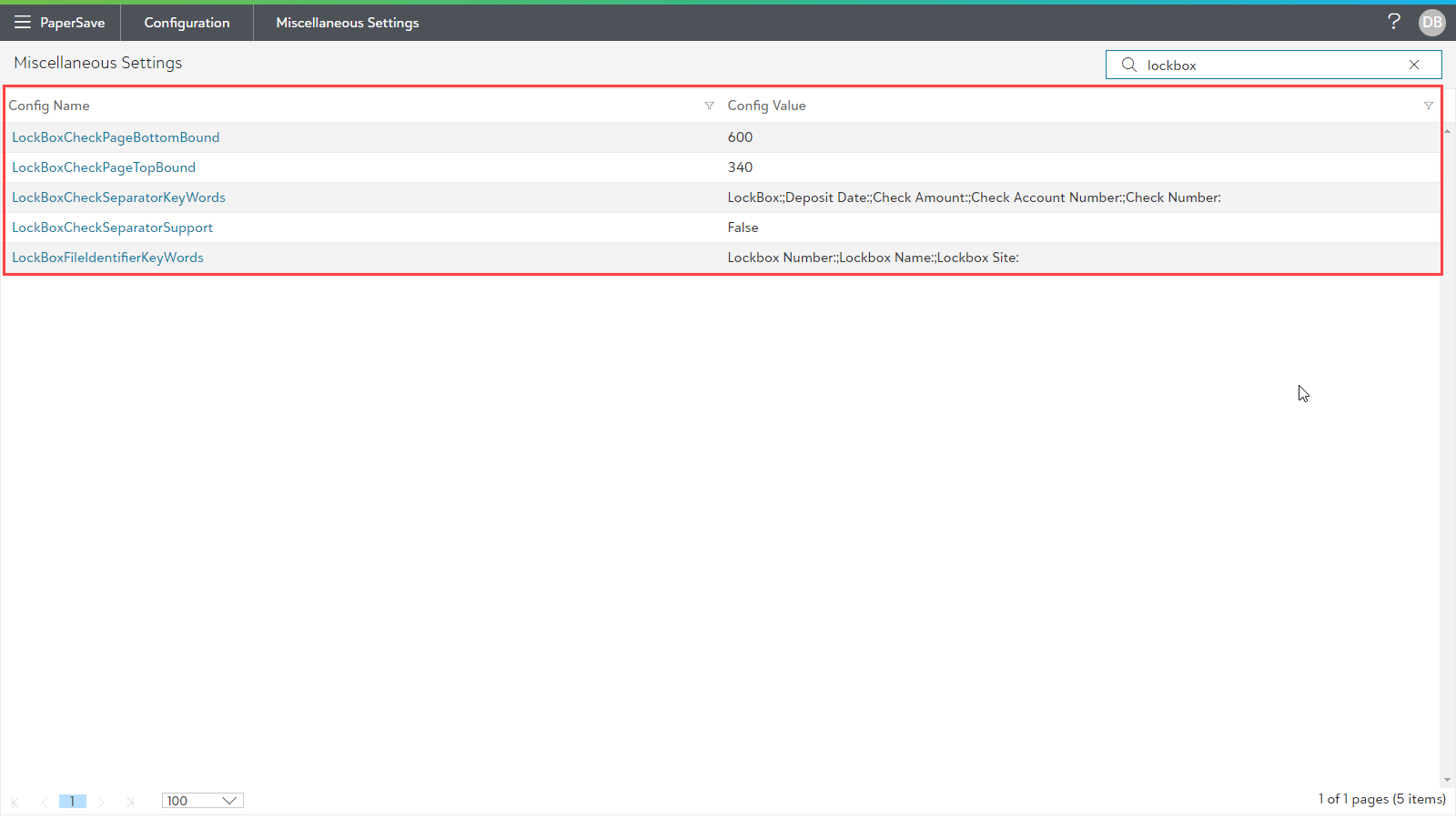 Miscellaneous Settings