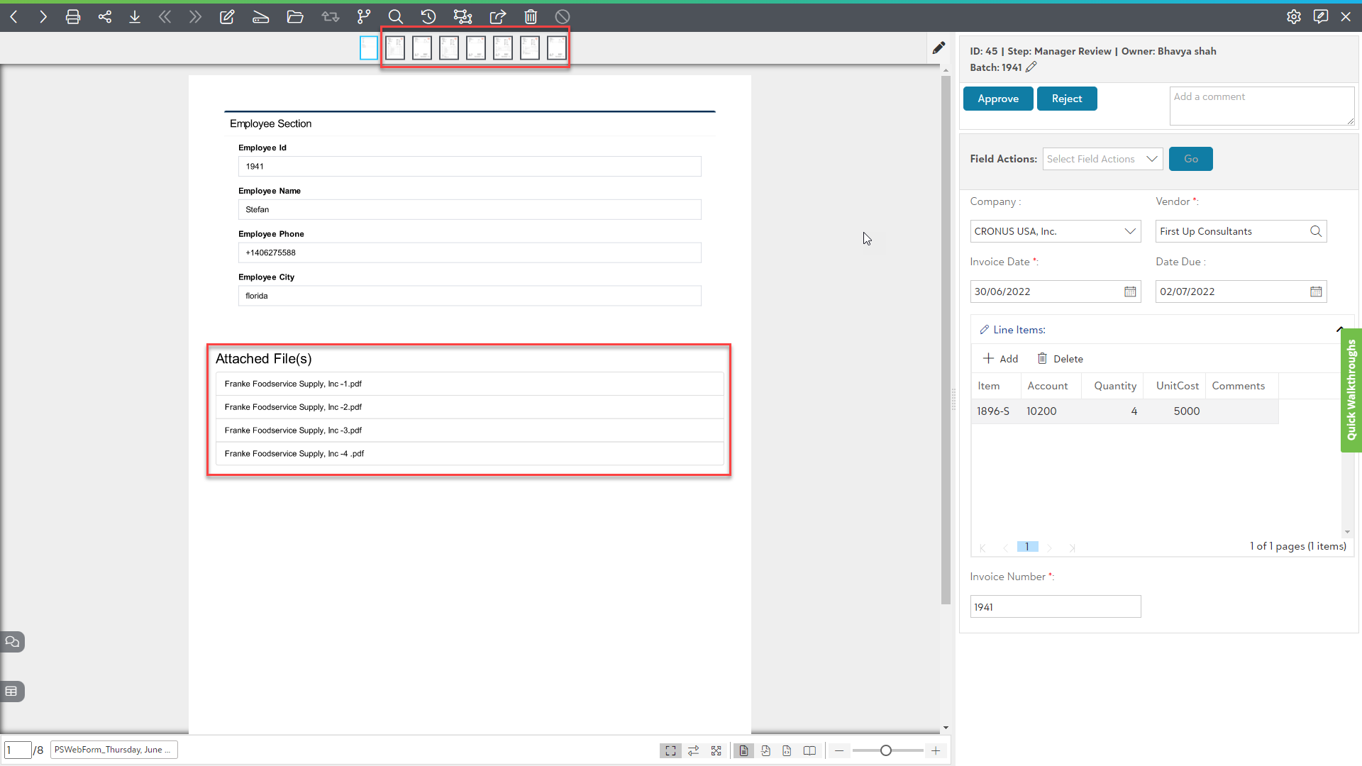 Accessing Smart Forms