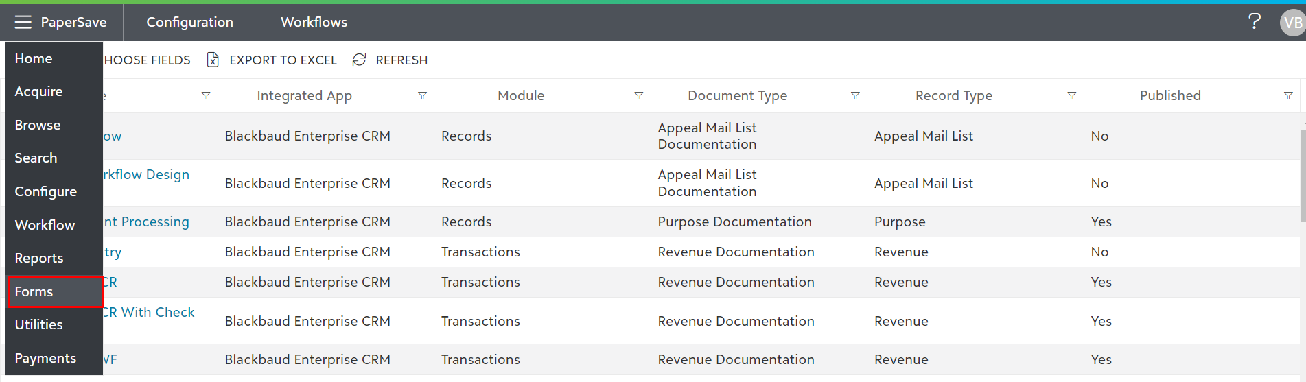 Accessing Smart Forms