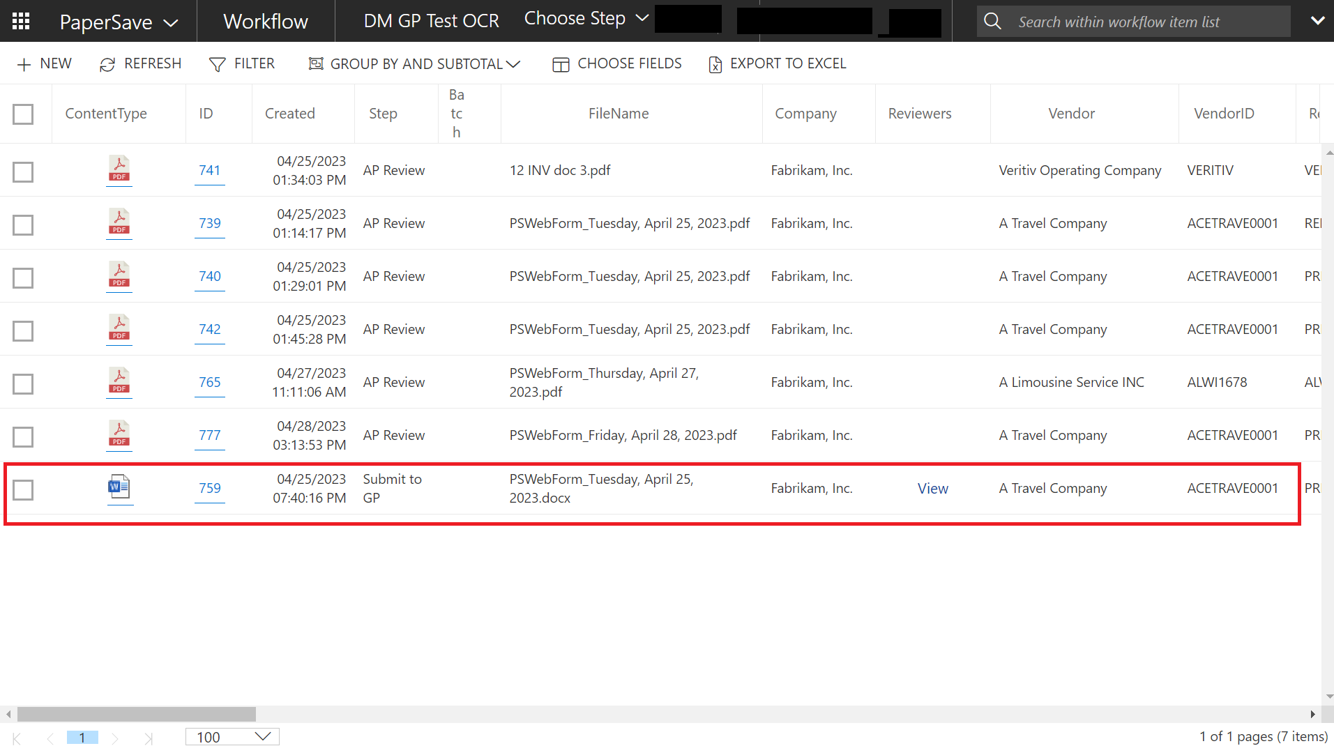 View Form Items Viewing Workflow items submitted via Smart Forms
