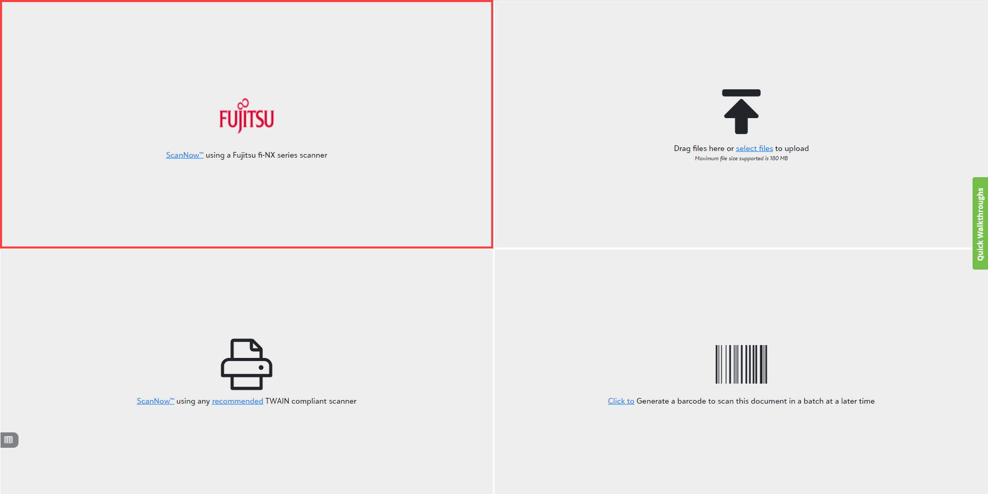 Fujitsu Scanner Setup Scan using Fujitsu fi-NX series scanner