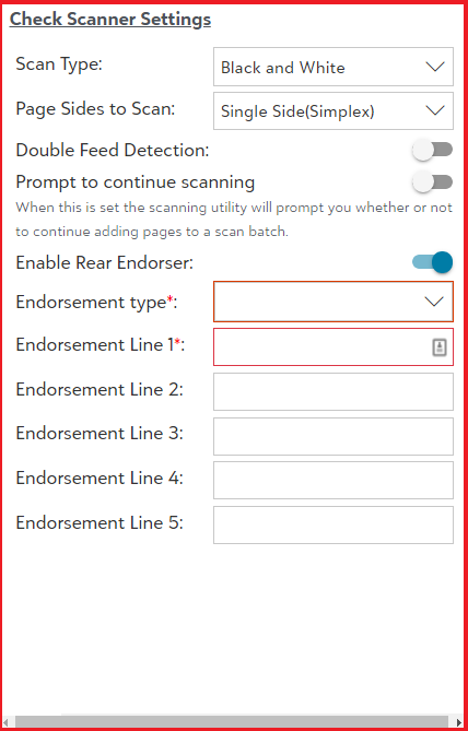 Check Format Scan Validating documents in PaperSave Workflow Area