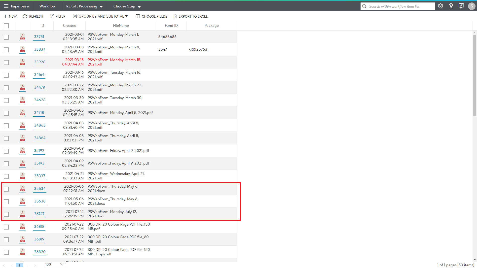Viewing Workflow items submitted via Smart Forms