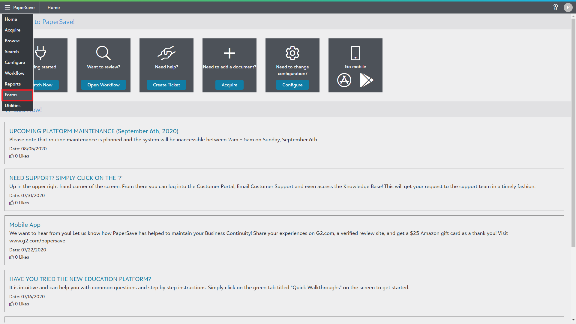 Accessing Smart Forms