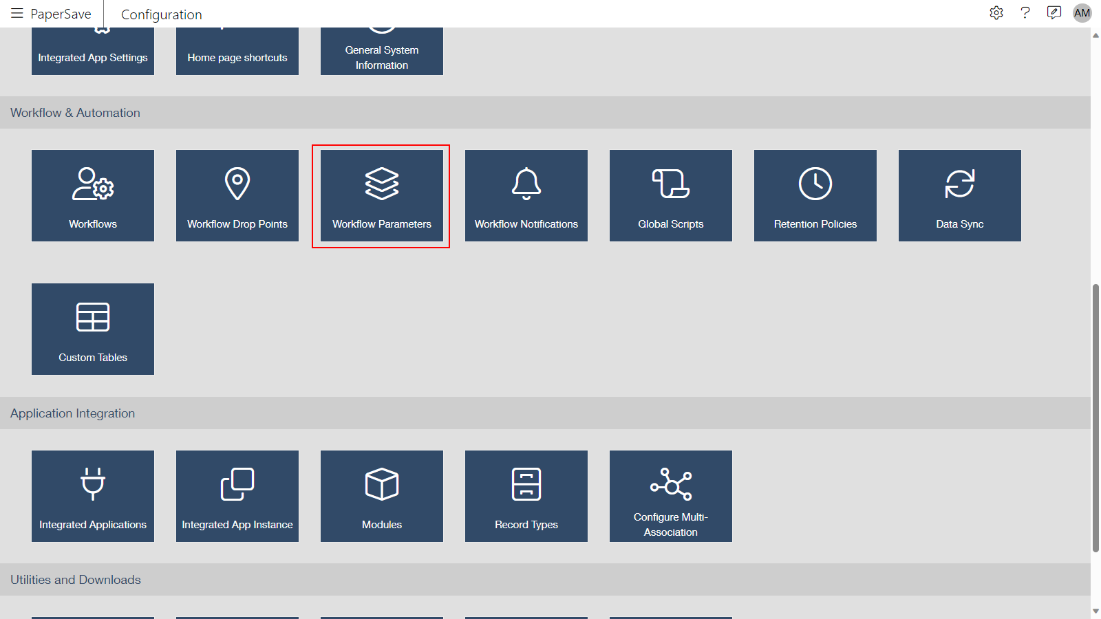 Workflow Parameters
