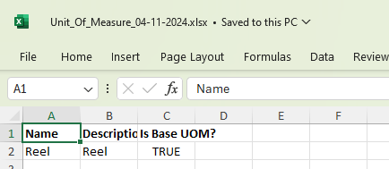 Export to Excel
